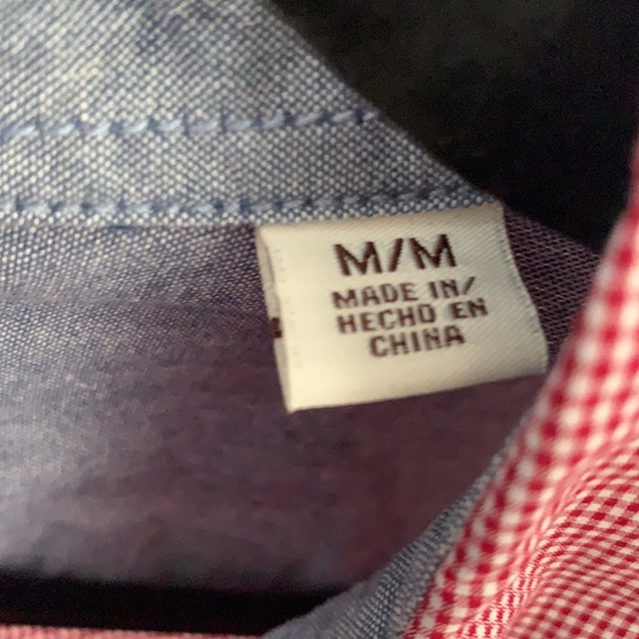 Weatherproof Women’s Red Check Vintage Button Down Shirt Size M - Picture 5 of 7